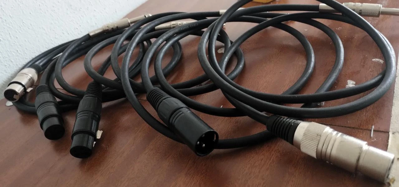 Set van 9 Audio XLR Jack Kabels Som – photo 2